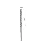 Τρυπάνι τετράκοπο Pro SDS Plus-5X Bosch 16x210mm - 150mm (thumb 2)