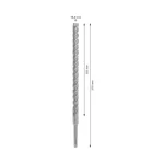 Τρυπάνι τετράκοπο Pro SDS Plus-5X Bosch 16x310mm - 250mm (thumb 5)