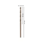 Ελικοειδές τρυπάνι κοβαλτίου Pro Stainless Steel HSS-Co Bosch - 2.5x57mm - 30mm (thumb 5)