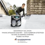 Ελαστική αδιάβροχη επίστρωση Waterproof seal Bison