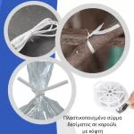 Άσπρο πλαστικοποιημένο σύρμα δεσίματος σε καρούλι με κόφτη για δέσιμο και στήριξη (thumb 2)