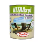Άχρωμο λάδι ξύλου με κερί Ultraxyl Teak oil & Decking 750ml Χρωτέχ  (thumb 1)