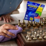 Χρωματιστά πανάκια μικροϊνών 40cm x 40cm, για στεγνό ή νωπό καθάρισμα (thumb 2)