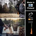 Fiskars μικρό τσεκούρι τεμαχισμού μικρών ξύλων (thumb 4)