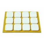 Τσοχάκια τετράγωνα σετ 12τμχ 20x23mm Brinox 7074 - Λευκό (thumb 2)