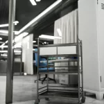 Μπλε περιστρεφόμενες PU με φρένο (η εικόνα ενδέχεται να μην ανταποκρίνεται απόλυτα στο προϊόν) (thumb 2)