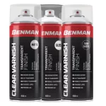 Σπρέι βερνίκι διάφανο 400ml Benman σε 3 φινιρίσματα: γυαλιστερό, σατινέ, ματ (thumb 1)