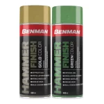 Σπρέι σφυρήλατο χρώμα 400ml Benman, πράσινο και χρυσό (thumb 1)
