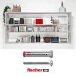 Μεταλλικά βύσματα γυψοσανίδας DuoHM Fischer για τοποθέτηση ραφιών τοίχου (thumb 4)