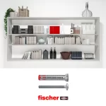 Oύπα γυψοσανίδας μεταλλικά με βίδα DuoHM Fischer για βαριά φορτία έως 62 κιλά (thumb 2)