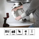 Προβολέας εργασίας Led μπαταρίας 3155 CA Skil, μικρός και φορητός (thumb 2)