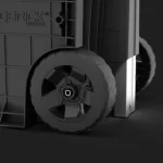 Τροχήλατη εργαλειοθήκη Pro Set 6 QBrick System με μεγάλους τροχούς (thumb 8)