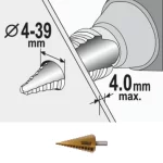 Τρυπάνι κωνικό (Φρέζα κωνική) 4-39mm Sthor 22613 (thumb 3)