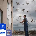 Βάψιμο εξωτερικών τοίχων με Granikot Refresh Vitex (thumb 2)