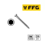 Στριφώνι Eξάγωνο γαλβανιζέ CR3+ DIN 571 Μ8 FFG (thumb 2)