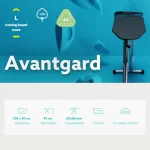 Σιδερώστρα για σίδερο με μπόιλερ 120x40cm Avantgard Colombo - Διαστάσεις (thumb 2)