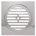 Σχάρα για σιφώνια τετράγωνη Χρωμέ 120mm x 120mm Viospiral - Υδραυλικά Χαλάνδρι (thumb 2)
