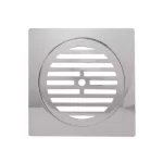 Σχάρα για σιφώνια τετράγωνη Χρωμέ 120mm x 120mm Viospiral (thumb 1)